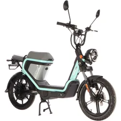 E-Mofaroller SAXXX "Prima E", blau (türkis, grau), Elektromotorroller, 45 km/h, B:68cm H:103cm L:172cm