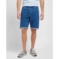 LEE Jeansshorts »5 POCKET SHORT«, Gr. 31 N-Gr, LAZY river) , 82295305-31 N-Gr