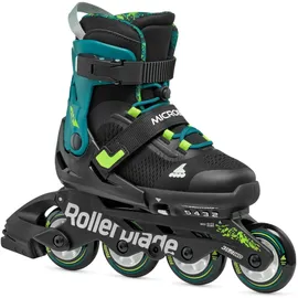 Rollerblade Microblade Kinder Schwarz/Petrol Grün 33