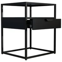 VCM Nachtschrank Flokas M 45 x 40 x 55 cm Schwarz