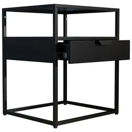 VCM Nachtschrank Flokas M 45 x 40 x 55 cm Schwarz