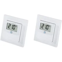 Homematic IP Temp. und Luftfeucht. Sensor mit Display 2 Stück