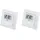 Homematic IP Temp. und Luftfeucht. Sensor mit Display 2 Stück