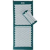 Akupressur-Set VITAL XL: Akupressurmatte (127 x 48cm) & Akupressurkissen im günstigen Set, vitalisierende Matte für den Rücken und Kissen für den Nacken, wohltuende Entspannungsmatte & Kissen (petrol)