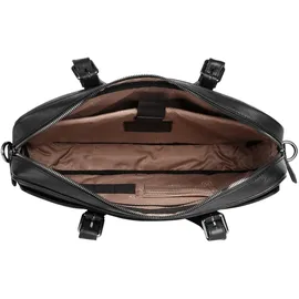 Bugatti Bella Aktentasche Leder 38 cm Laptopfach schwarz