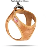 Curli Apple Leather Harness Brown 3XS