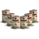 6 x 800g Hundefutter Dozer Ente Premium Nassfutter getreidefrei Dosen