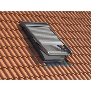 VELUX Gruppe Solar Rollladen  Dachfenster RoofLite Sparpaket "SunProtectSolar" mit Eindeckrahmen