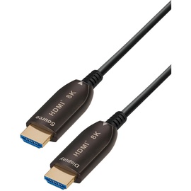 Maxtrack HDMI Anschlusskabel HDMI-A Stecker, HDMI-A Stecker 15.00 m - HDMI 2.1, 8K@60Hz, 4K@120Hz, eARC, 3D, HDR, HDCP 2.2, YUV 4:4:4, bis zu 100m Reichweite