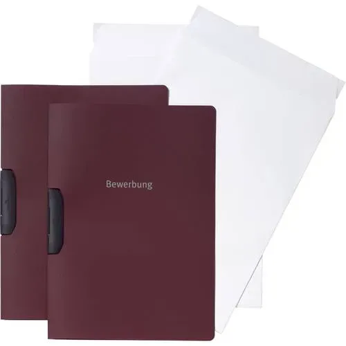 Preisvergleich Produktbild DURABLE Bewerbungs-Set DURASWING JOB, DIN A4, aubergine