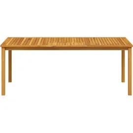 vidaXL Gartentisch 200 x 100 x 74 cm braun