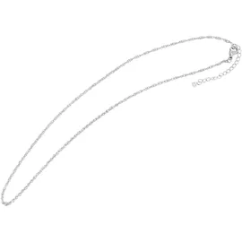 Adelia's Kordelkette Damen Halskette Silber Edelstahl 40 cm