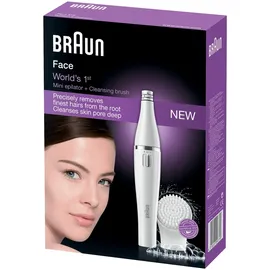 Braun Face 810 Gesichtsepilierer weiß/silber