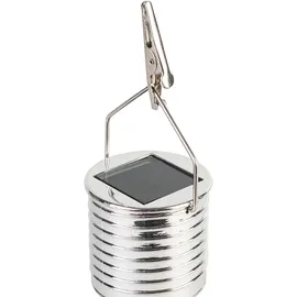 casativo-lighting Lichterkette Solar LED 4er Set Ø 7,5 x H 15 cm Dämmerungssensor mehrfarbig