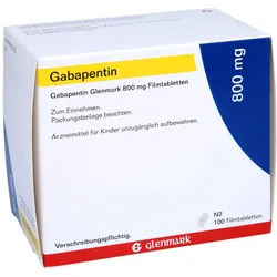 GABAPENTIN Glenmark 800 mg Filmtabletten 100 St