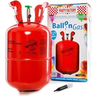 Party Factory Ballongas Helium für 30 Luftballons Heliumgas Gasflasche