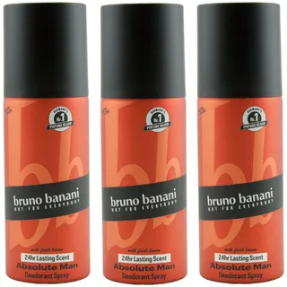 Bruno Banani Absolute Man Deo Spray 6 x 150 ml