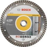 Bosch Professional Standard for Universal Turbo Diamanttrennscheibe 230x2.5mm, 1er-Pack (2608602397)