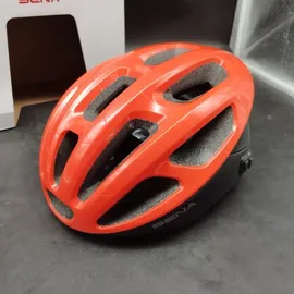Sena R1 der Smarte Fahrradhelm (Electric Tangerine, M)