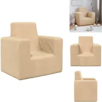 Vidaxl - Kindersofa Creme Weich Plüsch - Kindersofa - Kindersofas - Minisofa - Kindersofa