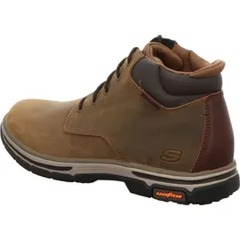 SKECHERS Herren Segment 2.0 Brogden Chukka-Stiefel, Desert Leather, 40