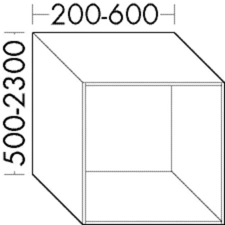 Burgbad Fach rc40 System PG2 790x450x450 Nussbaum Sense, REAA001F4115 REAA001F4115