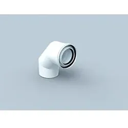 Bertrams Polyline LAS Bogen 41BG87-80 87°, innen, weiß, DN 80/125