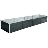 Estexo Hochbeet 320 x 80 x 45 cm Grau