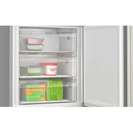 Bosch Serie 4 KGN492IAF Kühl-Gefrierkombination (440 l, 2030 mm hoch, Edelstahl)