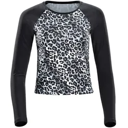 Winshape Langarmshirt »AET119LS«, Cropped Functional Light and Soft Winshape schneeleopard-schwarz M