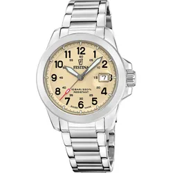 Festina Quarz Herren Field watches F20081/1 - braun,silber - 41.8mm
