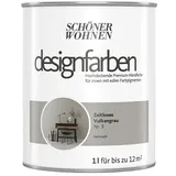 SCHÖNER WOHNEN-Farbe Wandfarbe Designfarbe  (Zeitloses Vulkangrau, 1 l, Matt, Konservierungsmittelfrei)