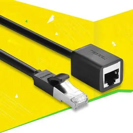 UGREEN Verlängerungskabel Ethernet Kabel, LAN Kabel, Gigabit Netzwerkkabel und RJ45 RJ-45, Schwarz