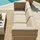 Oviala Loungesofa beige