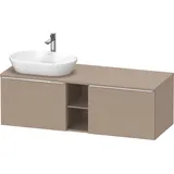 Duravit D-Neo Konsolenwaschtischunterbau wandhängend Leinen Matt 1400x550x459 mm - DE4950L10750000 DE4950L10750000