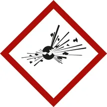 nvent hoffman Gefahrstoffsymbol Explodierende Bombe, Typ: 03037