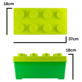 LEGO Aufbewahrungsbox Mittelgroß 37 x 18 x 18 cm 1-tlg. grün