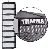 TRAFIKA Trockennetz 90cm /Mikroperforiertes Gewebe/8 Etagen mit Durchmesser/Für hydroponische Kulturen/Trocknen von Pflanzen, Pilzen, Knospen/IndoorAnbau/IDRYING Rack