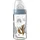 Nip – Weithalsflasche Glas | 240ml | Babyflasche mit weichem Silikontrinksauger und Ventil für optimalen Lufteinstrom. Babyflasche aus bruchfestem Glas | Sauglochgröße S, Boy