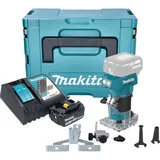 Makita DRT 52 RF1J Akku Kantenfräse 18 V 6 mm Brushless + 1x Akku 3,0 Ah + Ladegerät + Makpac