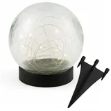 Intergarden Solarlampen außen 20 LED, Solarleuchte Garten, Solar-Laterne, Solar-Lampions