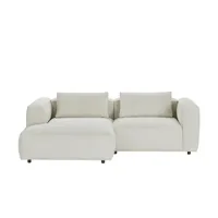 Sofa.de Ecksofa Milda ¦ creme ¦ Maße (cm): B: 228 H: 73 T: 174