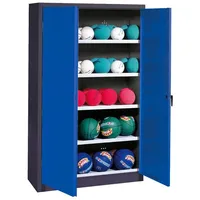 C+P Ballschrank mit Vollblech-Flügeltüren (Typ 3), HxBxT 195x150x50 cm,