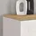 OTTO home ISEO 200 x 70 x 35 cm Weiß hochglanz / Eiche Wotan matt