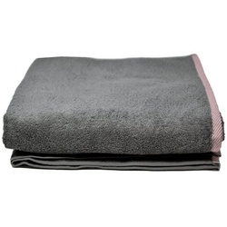 HOMELEVEL Handtuch XL Sauna Handtuch – 180x100cm – Baumwolle – Saunatuch grau