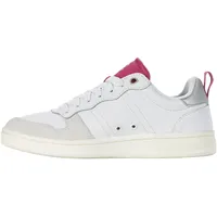 K-Swiss Damen Lozan Sneaker, White/Raspberry/StarWhite/Silver, 41 EU