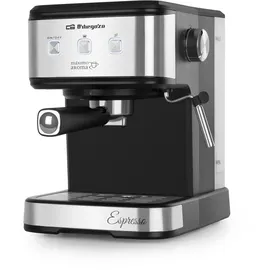 Orbegozo EX 5210, Espressomaschine, 20 bar, Schwarz/Edelstahl