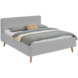 Meise Möbel Polsterbett Mattis ¦ grau ¦ Maße (cm): B: 201 H: 105