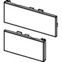 TECE TECEsquare Betätigungstasten, für Zweimengen-Technik, Ersatzteil, 9820558, Farbe: Chrom