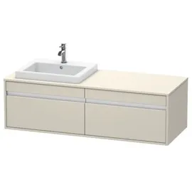 Duravit Ketho 140x55x42,6cm, f EWT, 2 AZ, B li, Tau